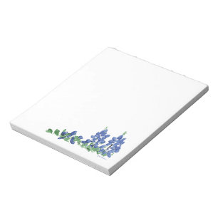 Bluebonnet Vild Flowers, Texas Flowers Anteckningsblock