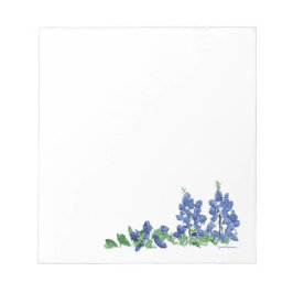 Bluebonnet Vild Flowers, Texas Flowers Anteckningsblock