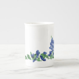 Bluebonnet Vild Flowers, Texas Flowers Benporslin Mugg