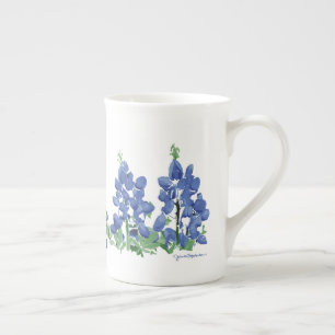 Bluebonnet Vild Flowers, Texas Flowers Benporslin Mugg