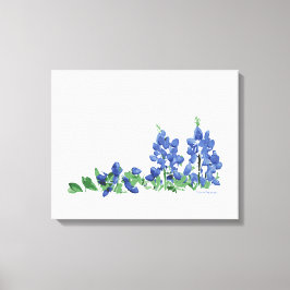 Bluebonnet Vild Flowers, Texas Flowers Canvastryck