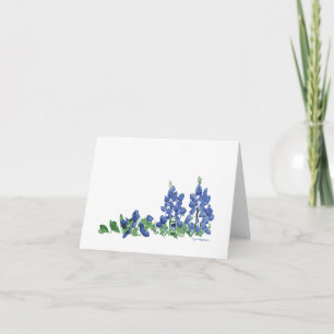 Bluebonnet Vild Flowers, Texas Flowers Kort