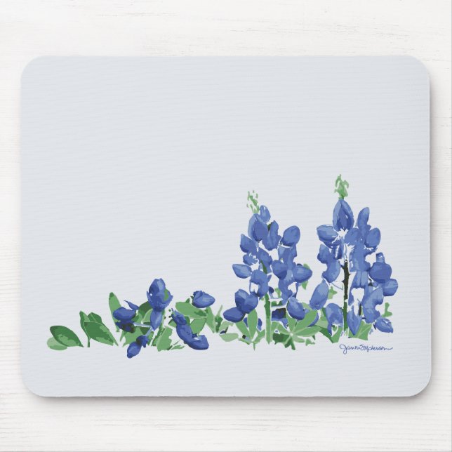 Bluebonnet Vild Flowers, Texas Flowers Musmatta (Framsidan)