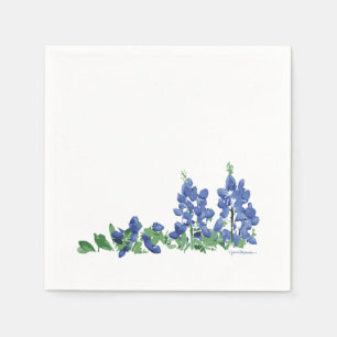Bluebonnet Vild Flowers, Texas Flowers Pappersservett