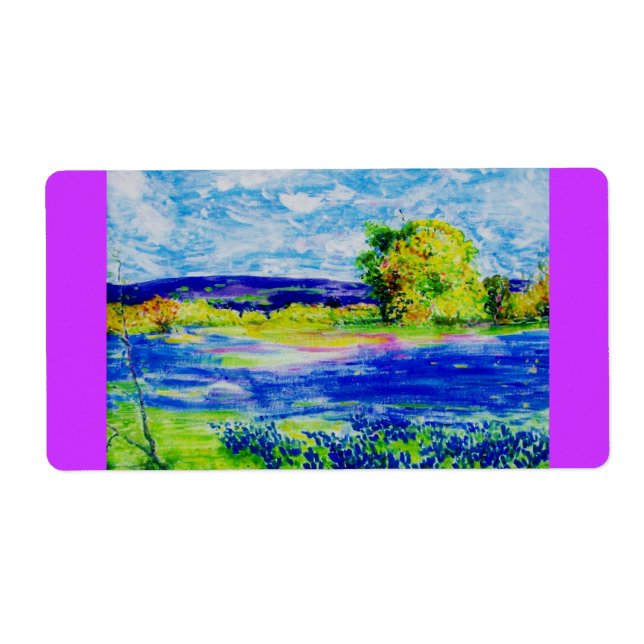 Bluebonnet Wildblommor Fraktsedel (Framsidan)