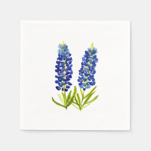 Bluebonnet WildblomTexas State Flower Pappersservett