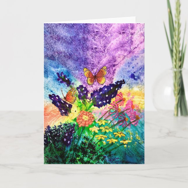 Bluebonnetbukett 5 x 7 kort (Framsida)