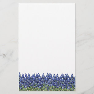 Bluebonnetfältbrevpapper Brevpapper