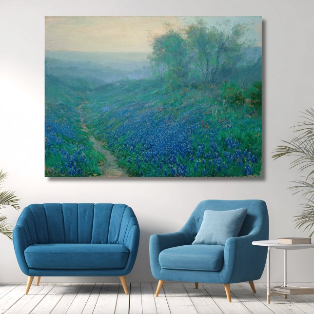 Bluebonnets i gryningen, Onderdonk Canvastryck (Skapare uppladdad)