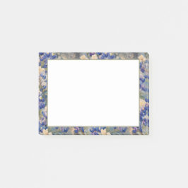 Bluebonnets in Fields Post-it Block