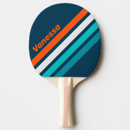 Bluebottle Echo Vinklad Randig med Namn Pingisracket