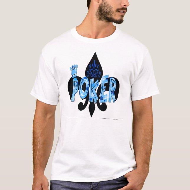 bluebubblespoker tee shirt (Framsida)