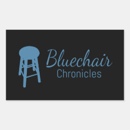 Bluechair Sticker Rektangulärt Klistermärke