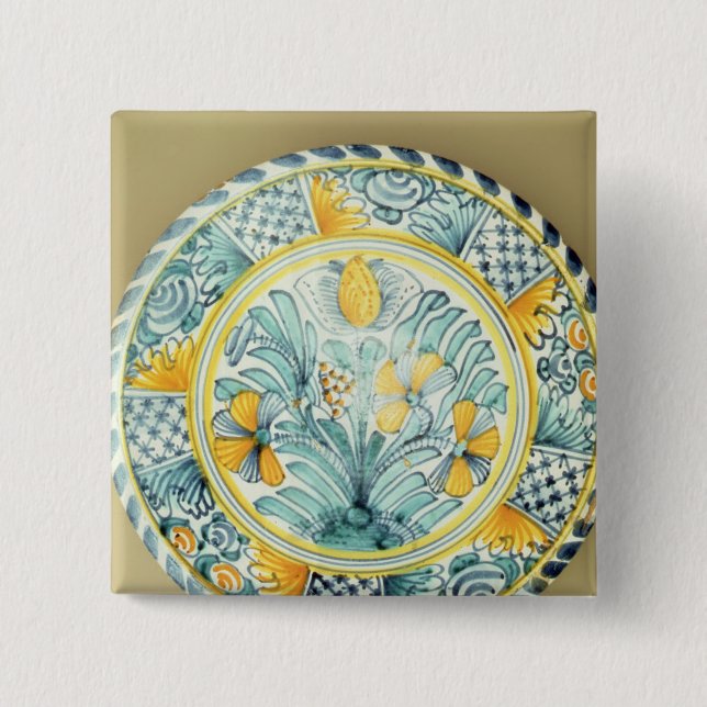 Bluedash Delftware uppladdare, Lambeth krukmakeri Knapp (Framsida)