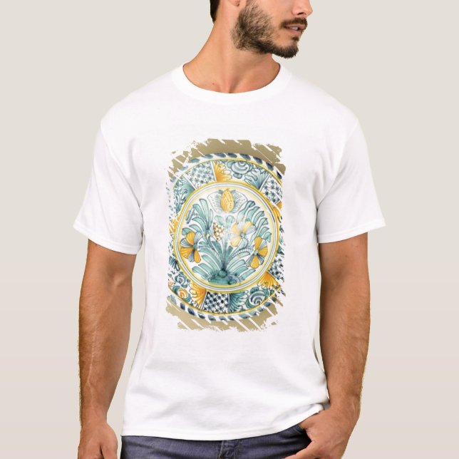Bluedash Delftware uppladdare, Lambeth krukmakeri Tee (Framsida)
