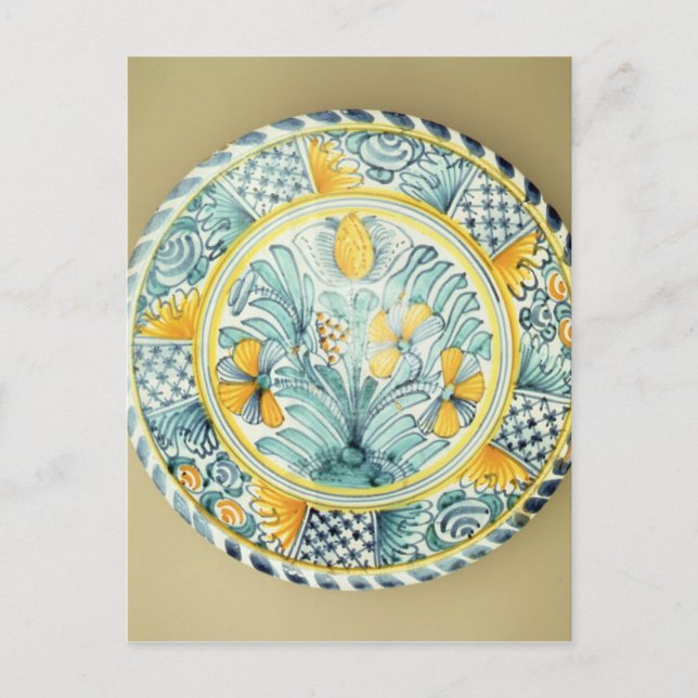 Bluedash'DelSoftware charger, Lambeth pottery Vykort (Framsida)