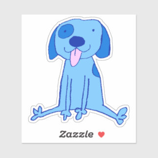 Bluedog Jefferson (Blue Hund Democrat) Klistermärken