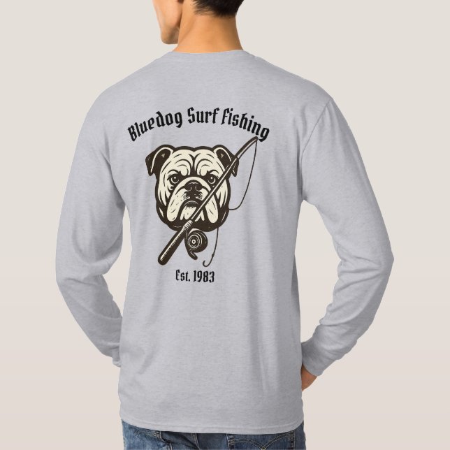 BLUEDOG SURFA FISHING T-Shirt (Baksida)