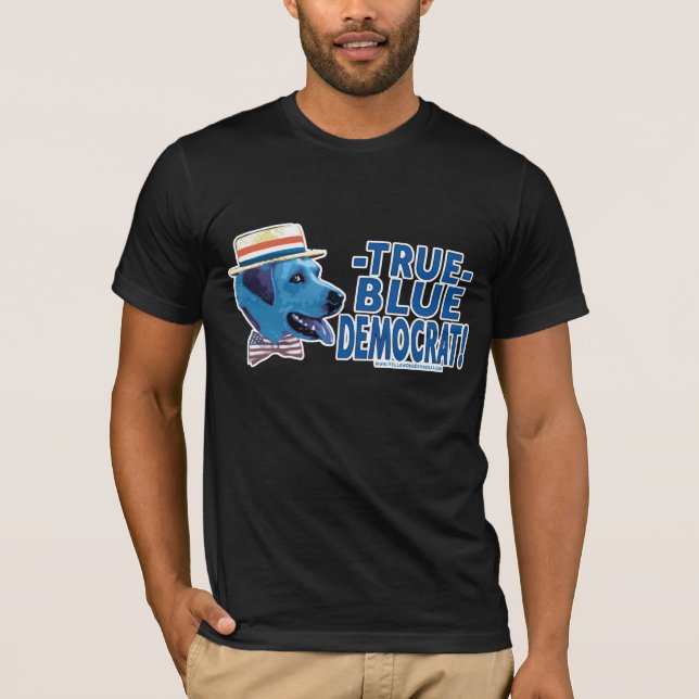 bluedogdem_true_blue_mörk t-shirt (Framsida)