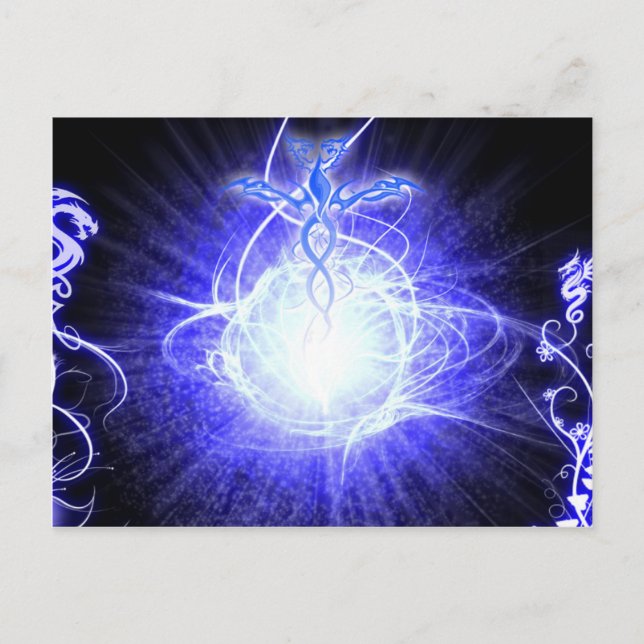 BlueDragon Progucts Vykort (Framsida)