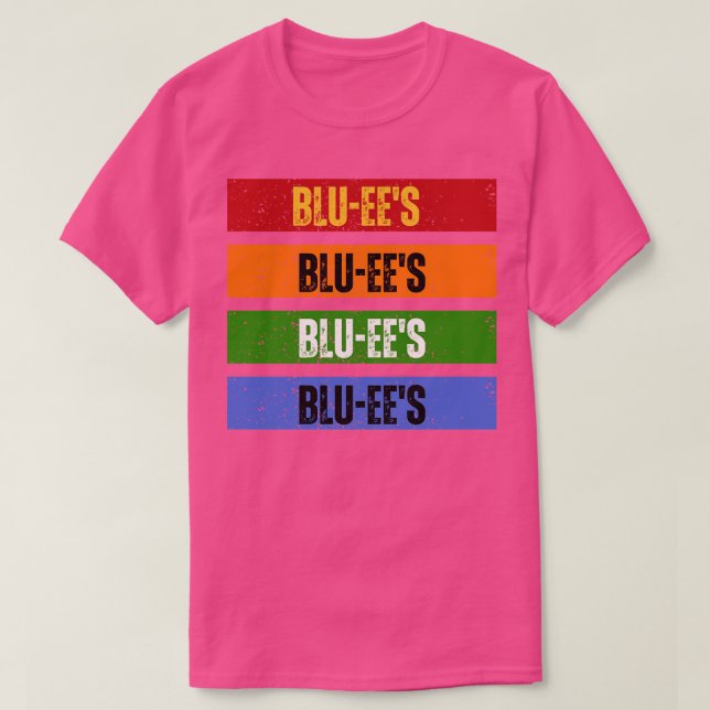 Bluees bluey pappa tecknad t shirt (Design framsida)