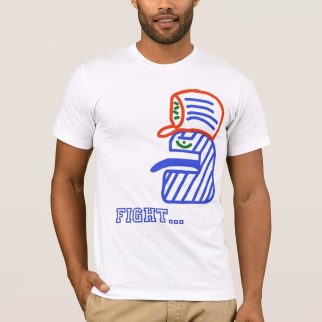 blueface slagsmål. tee shirt (Framsida)
