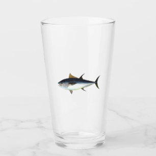 Bluefintonfisk - frånlands- fiske glaskopp