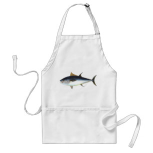 Bluefintonfiskillustration Förkläde
