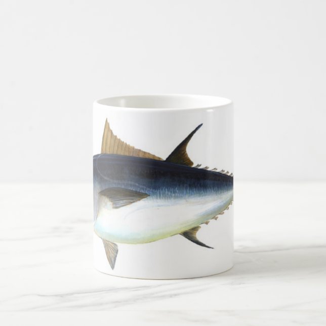 Bluefintonfiskillustration Kaffemugg (Center)