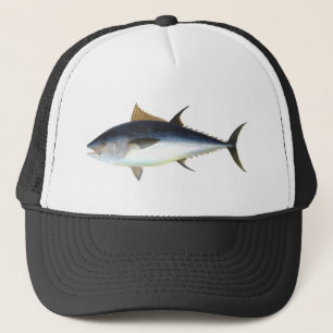 Bluefintonfiskillustration Truckerkeps