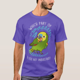 BlueFronted Amazon Parrot Aaaa T Shirt