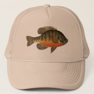 Bluegill Bream Fishing Sunfish Fisherman's Tan Keps