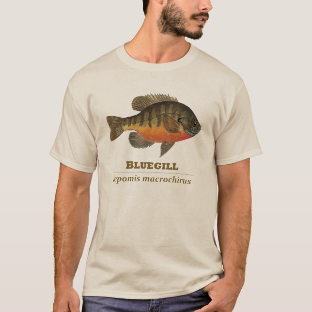 Bluegill Bream Fishing Tröja (Framsida)