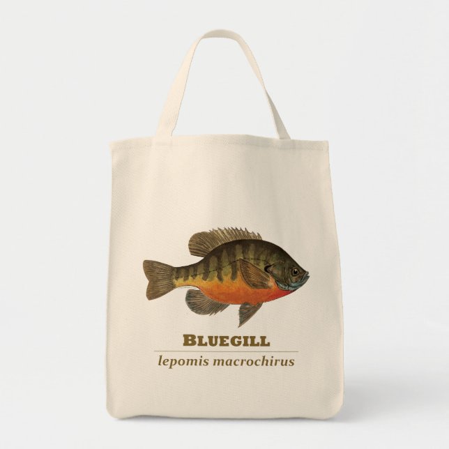 Bluegill Bream Fishing Tygkasse (Framsidan)
