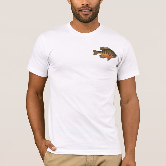 Bluegill Bream T Shirt (Framsida)