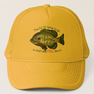Bluegill Fishing Hat Bästa tid att fiska Keps