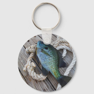 bluegill on dock nyckelring
