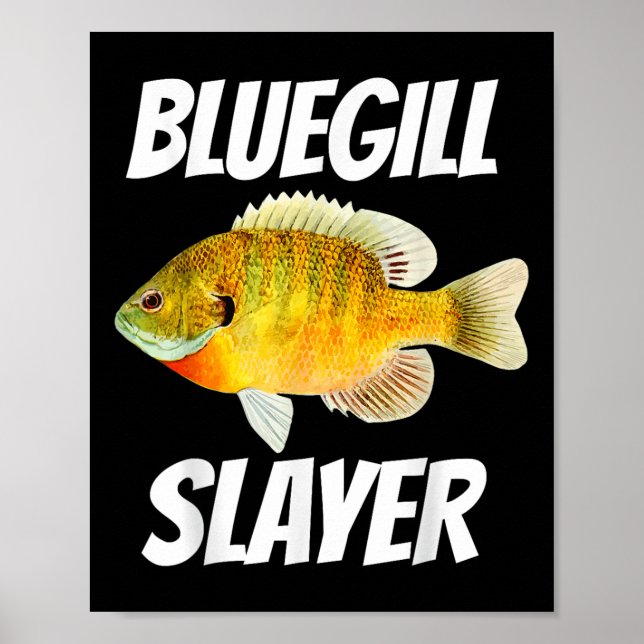 Bluegill Slayer Fishing  Poster (Framsidan)