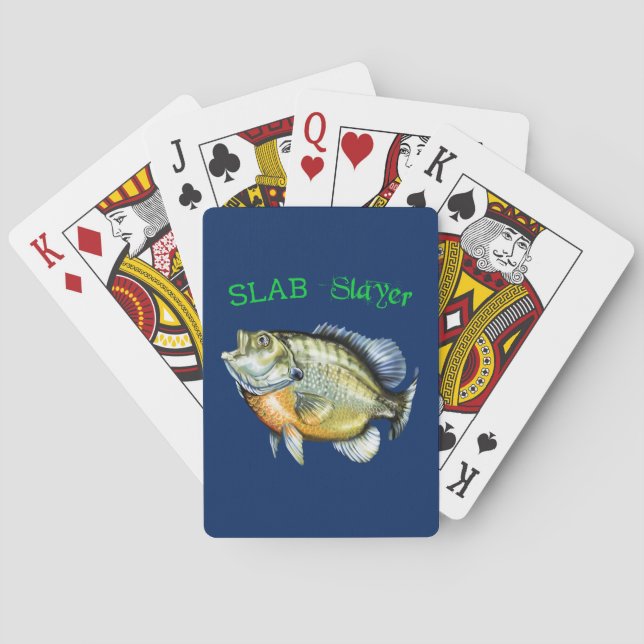 Bluegill Sunfish Slab Sayer Casinokort (Baksidan)