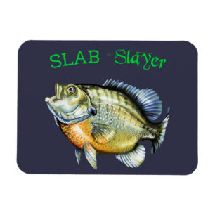 Bluegill Sunfish Slab Sayer Magnet