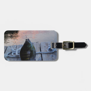 Bluegill vid sunset Sjö Arrowhad Bagagebricka