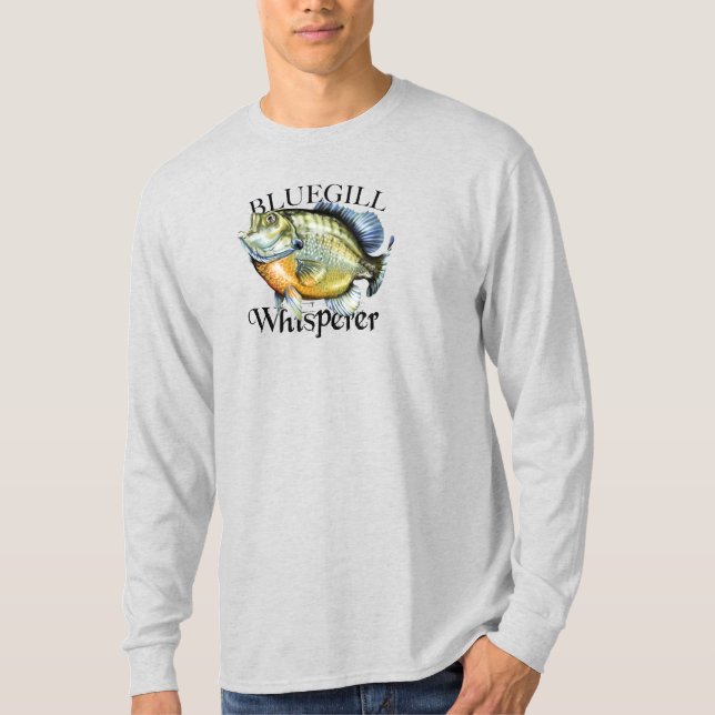 Bluegill Whisperer Långärmad T Shirt (Framsida)