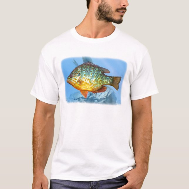 bluegillfisk t-shirt (Framsida)