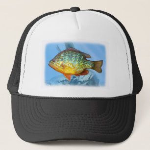 bluegillfisk truckerkeps