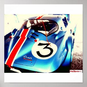 BlueGranSport olja målar verkställer, Poster