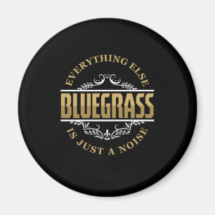 Bluegräs Land Music Banjo Mandolin Band Gift Magnet