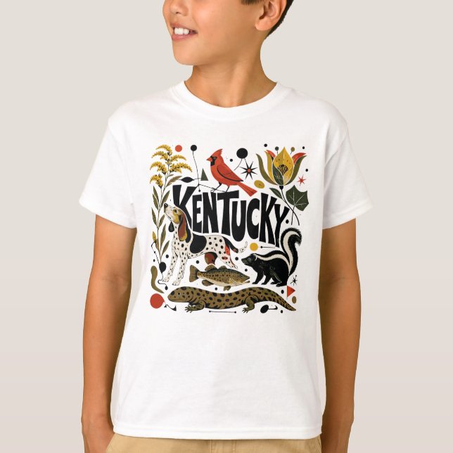 Bluegrass-djur T Shirt (Framsida)