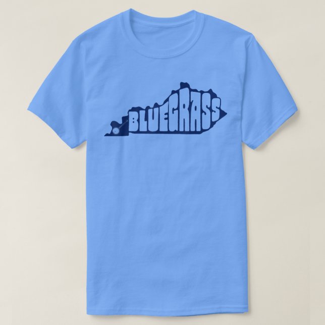 Bluegrass State & Commonwealth Of Kentucky Shape M T Shirt (Design framsida)
