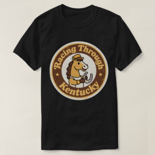 Bluegrass State Pride Kentucky Hästkapplöpning Vin T Shirt