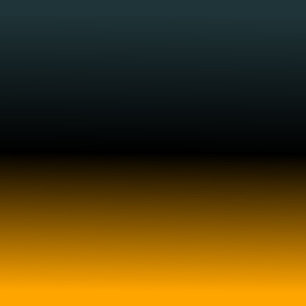BLUEGREEN BLACK ORANGE Original Gradient Canvas
